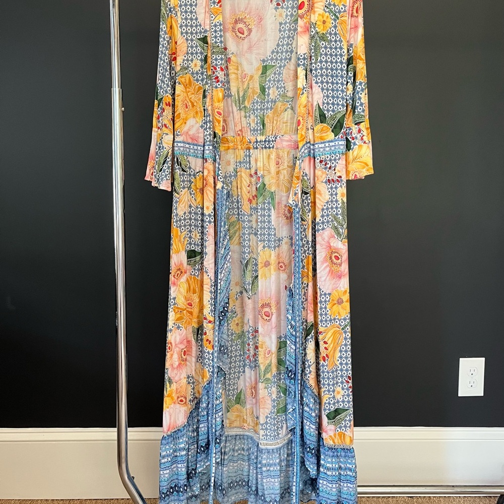 FARM Rio for Anthropologie Camila Wrap Dress - Picture 9 of 14